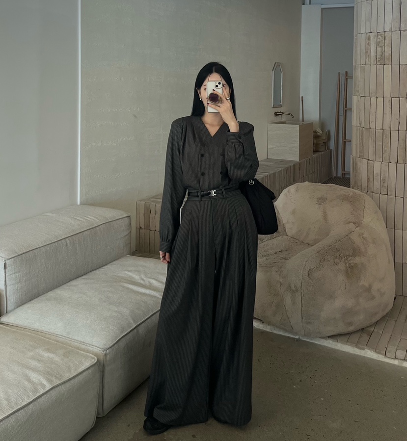 AMUSE SEOUL東大門實拍女裝新品真品休閑熱賣休閑褲雙層AMUSE SEOUL休閑褲