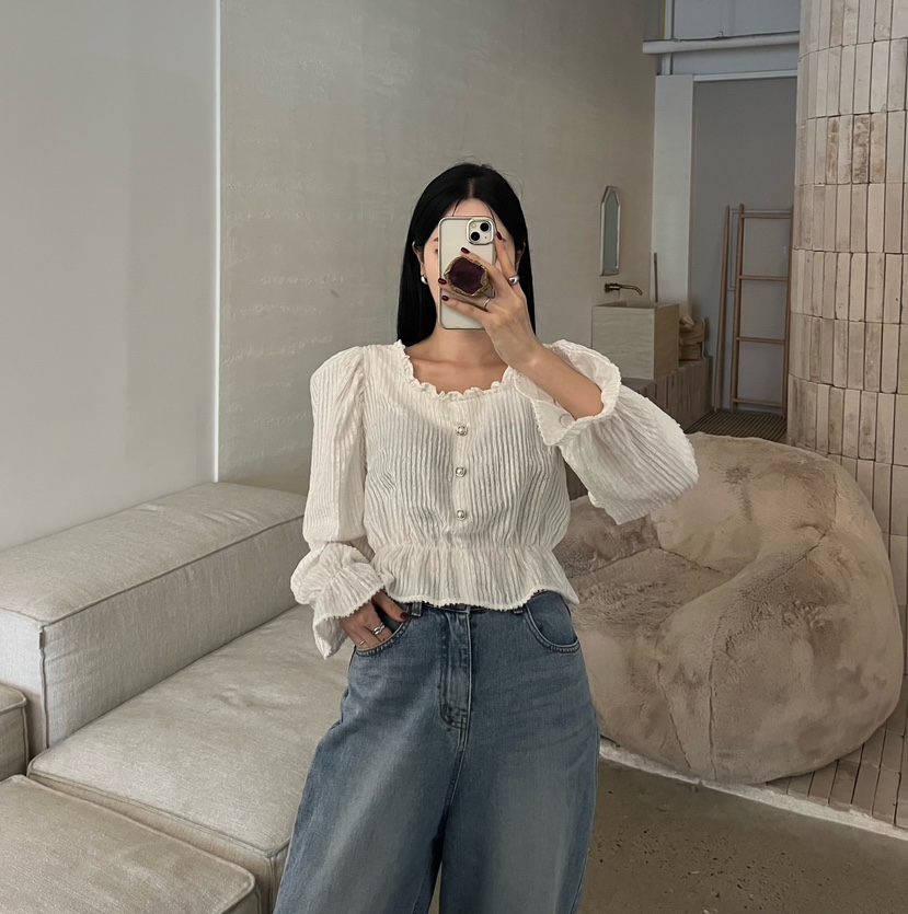 AMUSE SEOUL韓國代購女士新品熱賣真品休閑推薦襯衫蕾絲衫AMUSE SEOUL襯衫/蕾絲衫