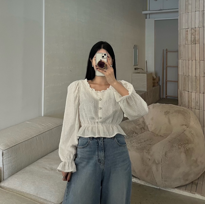 AMUSE SEOUL韓國代購女士新品熱賣真品休閑推薦襯衫蕾絲衫AMUSE SEOUL襯衫/蕾絲衫