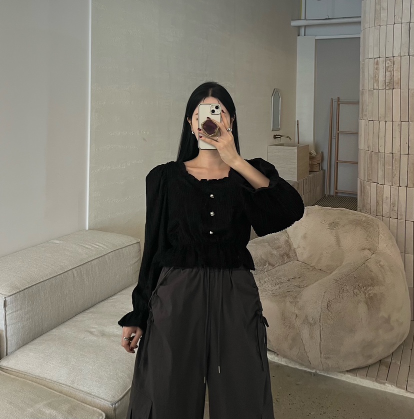 AMUSE SEOUL韓國代購女士新品熱賣真品休閑推薦襯衫蕾絲衫AMUSE SEOUL襯衫/蕾絲衫