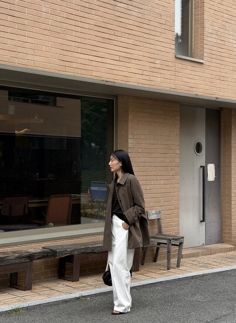 AMY GRACE-A東大門代購女士新品時尚人氣熱賣夾克含腰帶AMY GRACE夾克