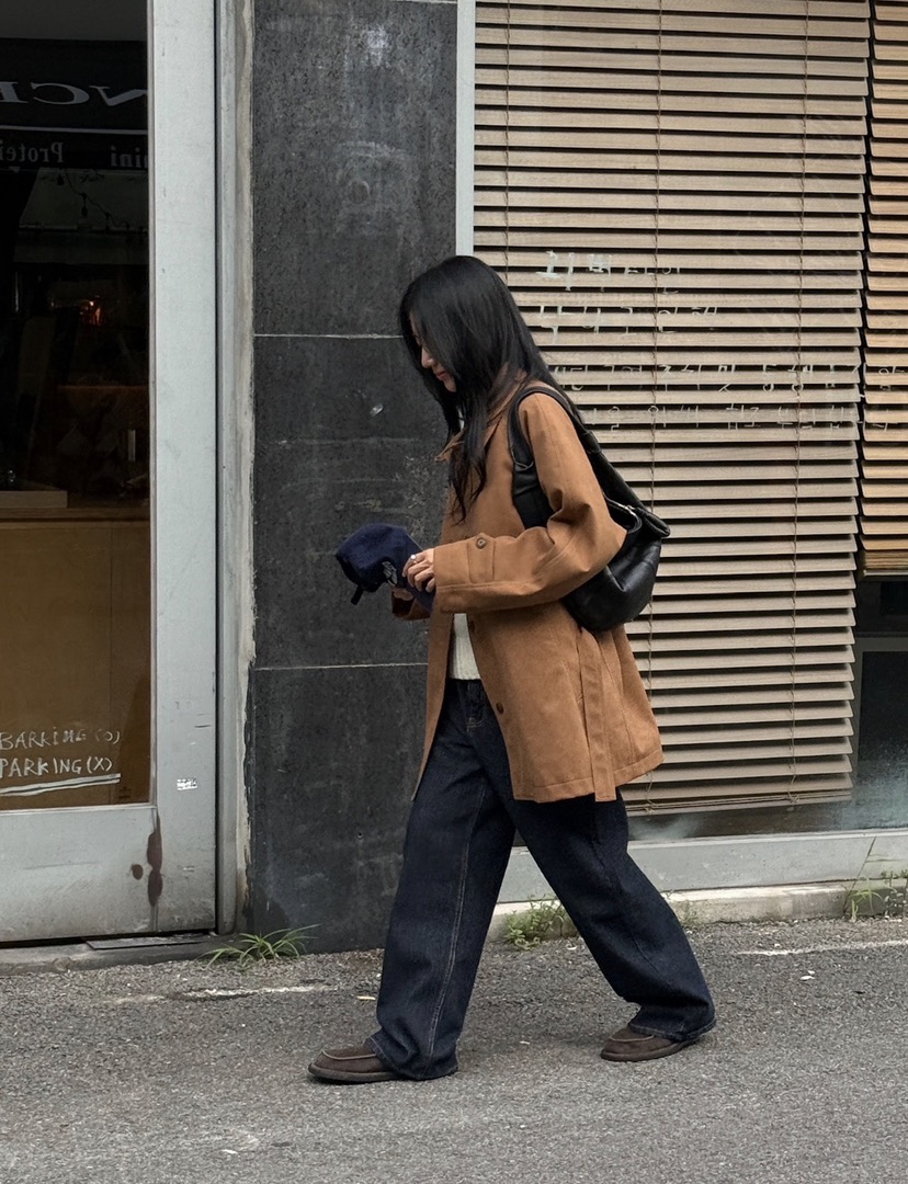 AMY GRACE-A東大門代購女士新品時尚人氣熱賣夾克含腰帶AMY GRACE夾克
