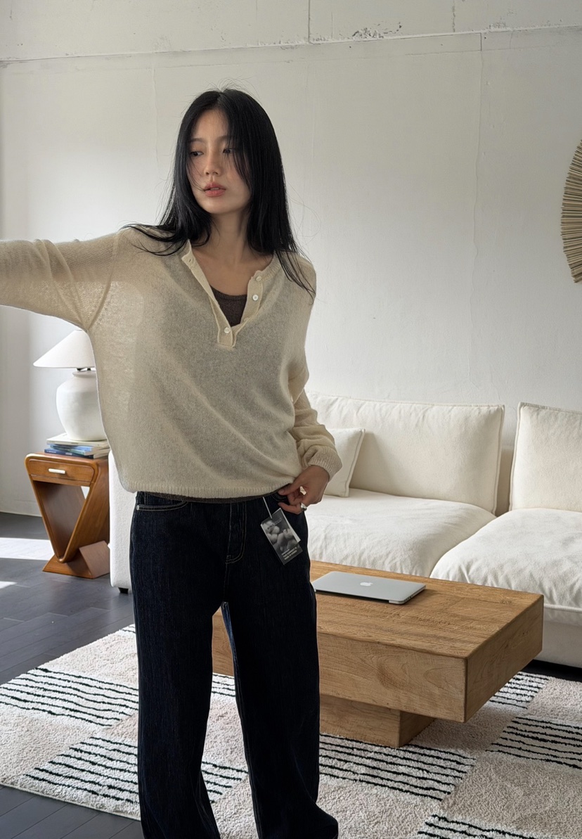 AMY GRACE-A東大門實拍女士新品休閑時尚人氣真品針織衫AMY GRACE針織衫