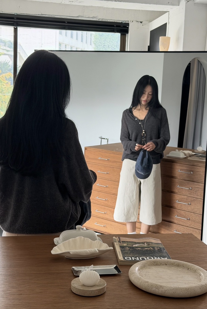 AMY GRACE-A東大門實拍女士新品休閑時尚人氣真品針織衫AMY GRACE針織衫