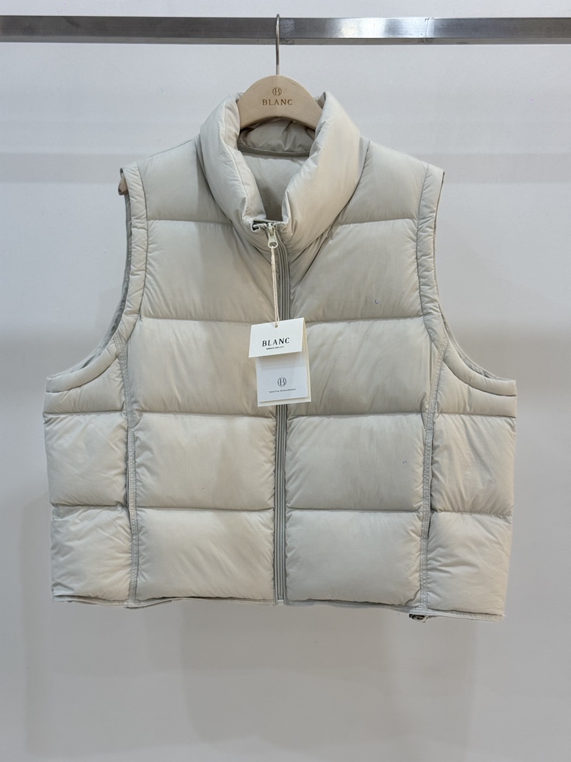 BLANC-A韓國直郵女裝新品真品人氣推薦休閑時尚馬甲絨鴨BLANC-A馬甲圖色3