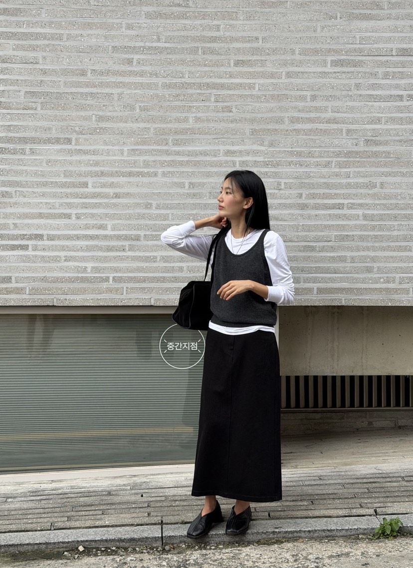 AMY GRACE-A韓國直郵女士新品真品吊帶背心不含內搭羊毛AMY GRACE吊帶/背心