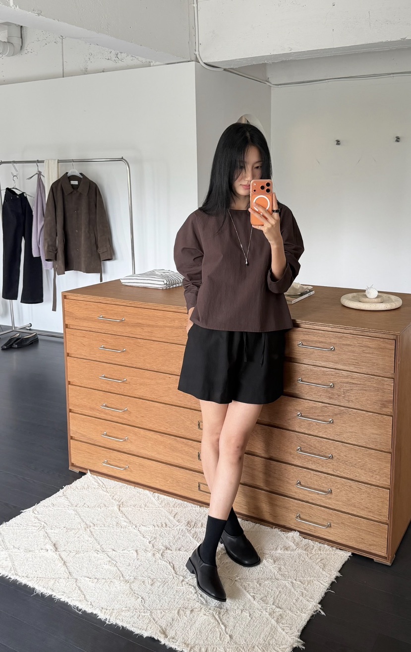 AMY GRACE-A東大門實拍女裝新款人氣推薦時尚襯衫蕾絲衫AMY GRACE襯衫/蕾絲衫圖色1