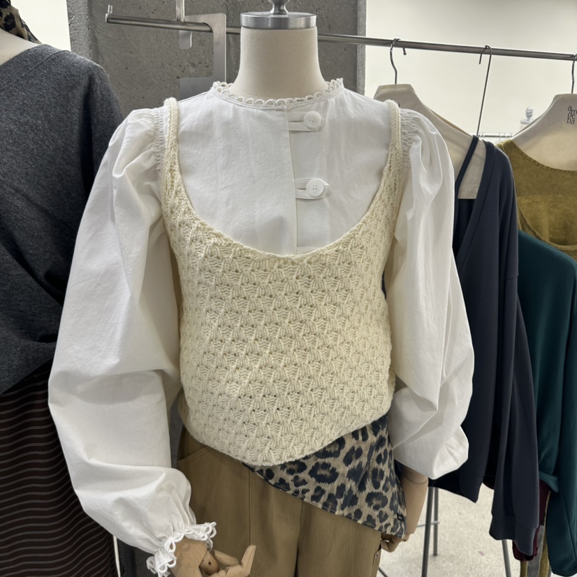 AMOEBA東大門直郵女裝新品人氣休閑推薦吊帶背心不含內搭AMOEBA吊帶/背心圖色1