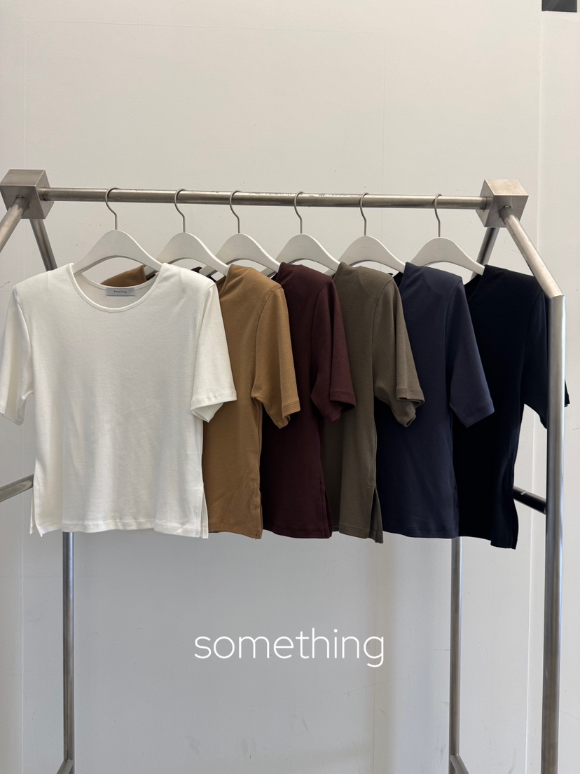 SOMETHING-L/FANCY韓國代購女士新品時尚休閑人氣熱賣T恤SOMETHING-L/FANCYT恤