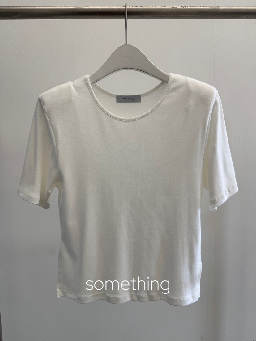 SOMETHING-L/FANCY韓國代購女士新品時尚休閑人氣熱賣T恤SOMETHING-L/FANCYT恤圖色2