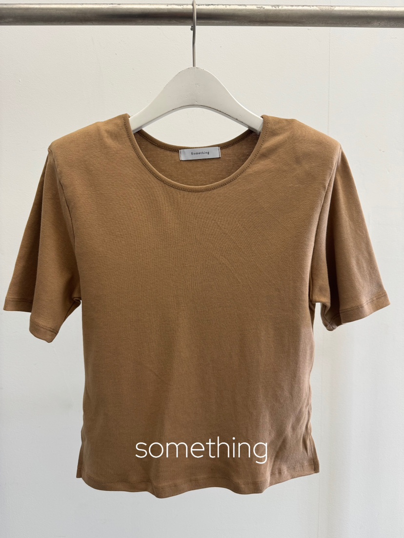 SOMETHING-L/FANCY韓國代購女士新品時尚休閑人氣熱賣T恤SOMETHING-L/FANCYT恤圖色3