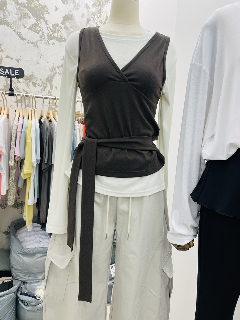 NYLON東大門代購女士新款時尚人氣休閑熱賣真品推薦吊帶背心NYLON吊帶/背心