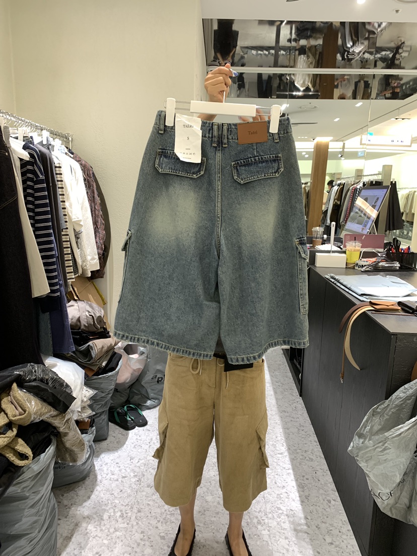 TAERI韓國代購女裝新款人氣熱賣休閑真品推薦時尚短褲TAERI/CEDARWOOD短褲