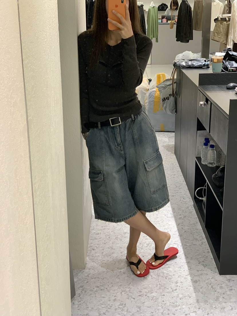 TAERI韓國代購女裝新款人氣熱賣休閑真品推薦時尚短褲TAERI/CEDARWOOD短褲