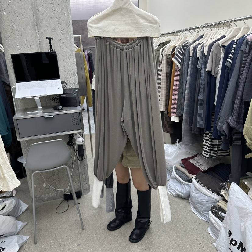 AMOEBA韓國代購女士新款熱賣人氣真品推薦時尚休閑休閑褲AMOEBA休閑褲