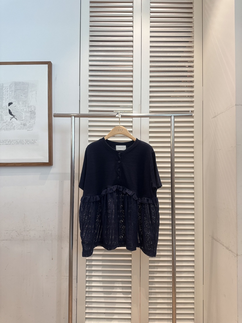 FAVE-L韓國代購女裝新品真品人氣熱賣休閑推薦時尚T恤FAVE-LT恤圖色3深藍色