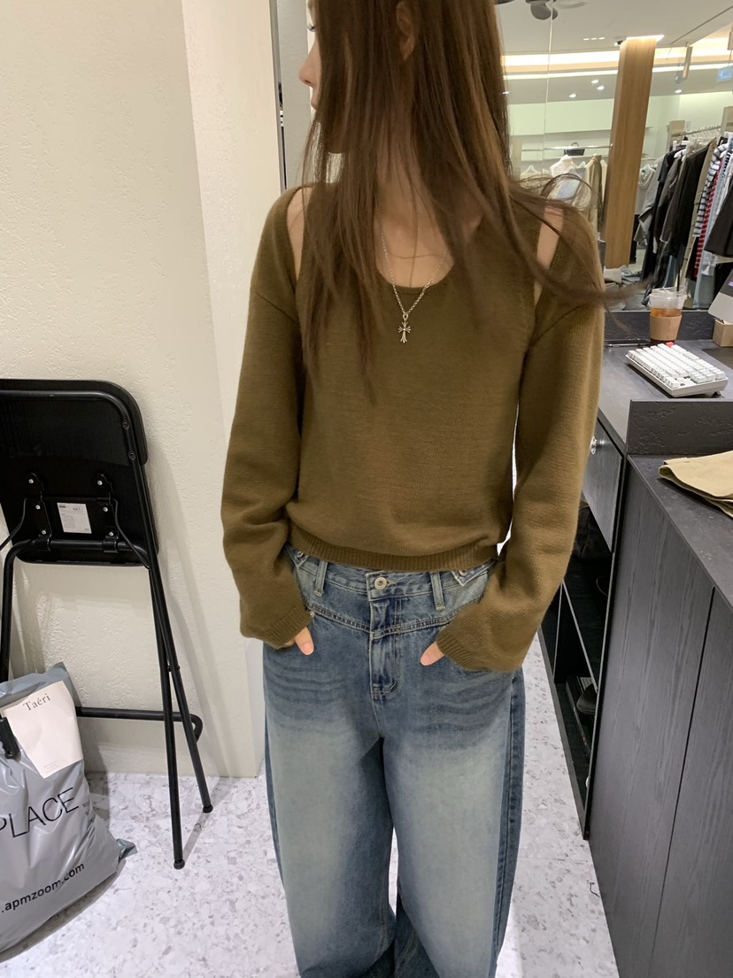TAERI東大門實拍女士新款人氣時尚推薦休閑熱賣真品套裝羊絨TAERI/CEDARWOOD套裝圖色3