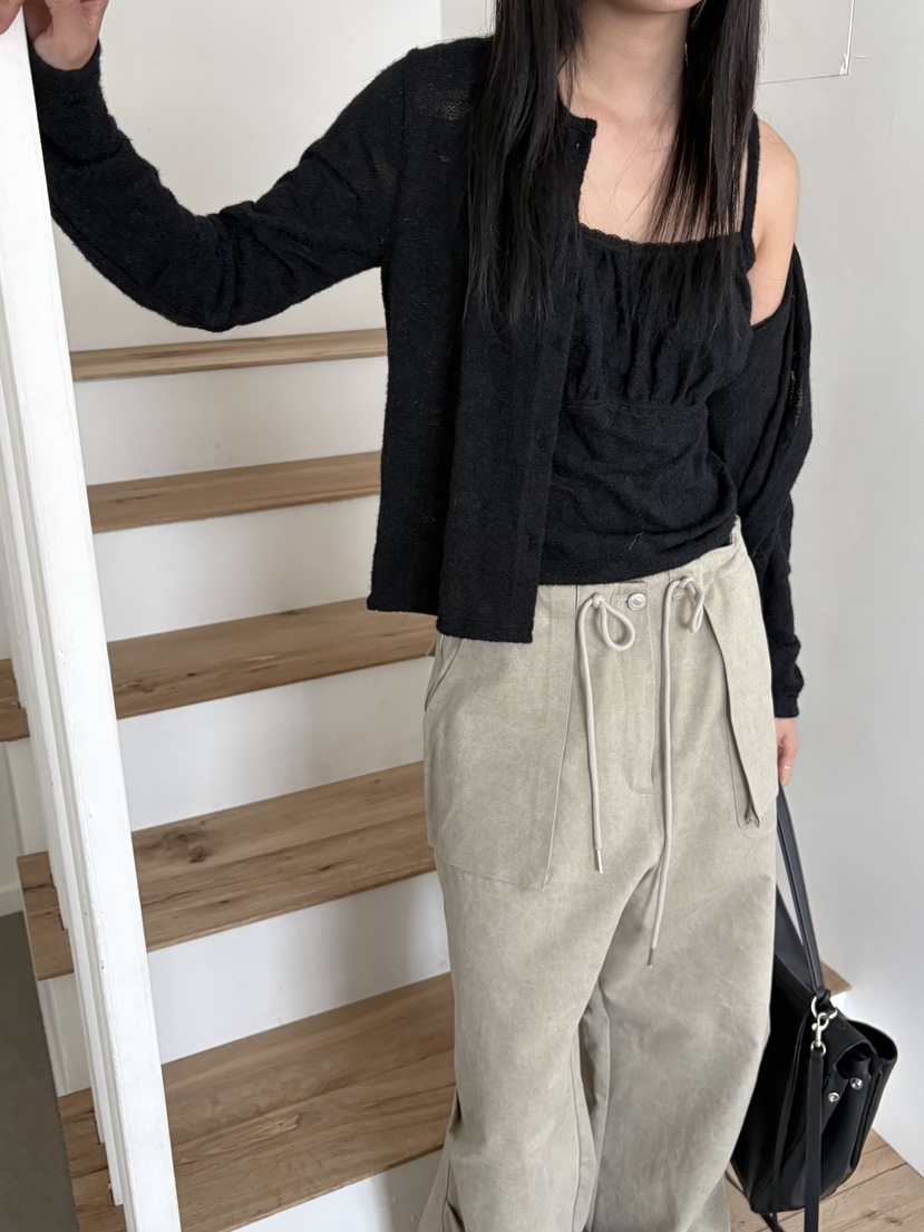 Verbena韓國代購女士新款熱賣人氣時尚休閑推薦真品套裝Verbena套裝圖色2