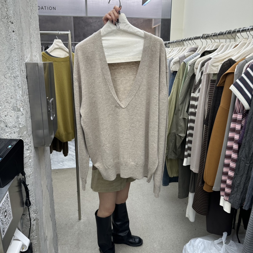 AMOEBA韓國直郵女裝新品時尚熱賣推薦人氣真品休閑針織衫AMOEBA針織衫圖色3