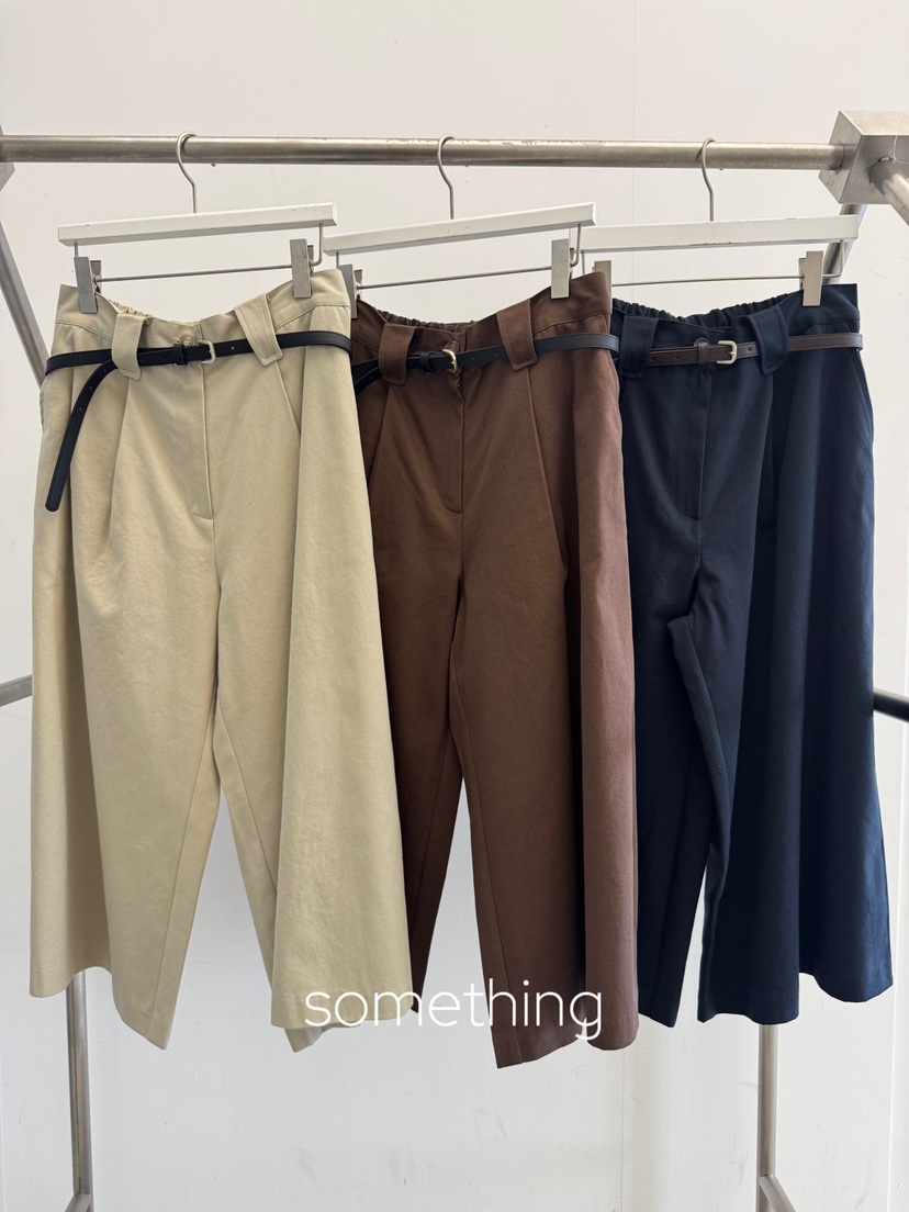 SOMETHING-L/FANCY東大門代購女裝新品真品推薦休閑休閑褲SOMETHING-L/FANCY休閑褲
