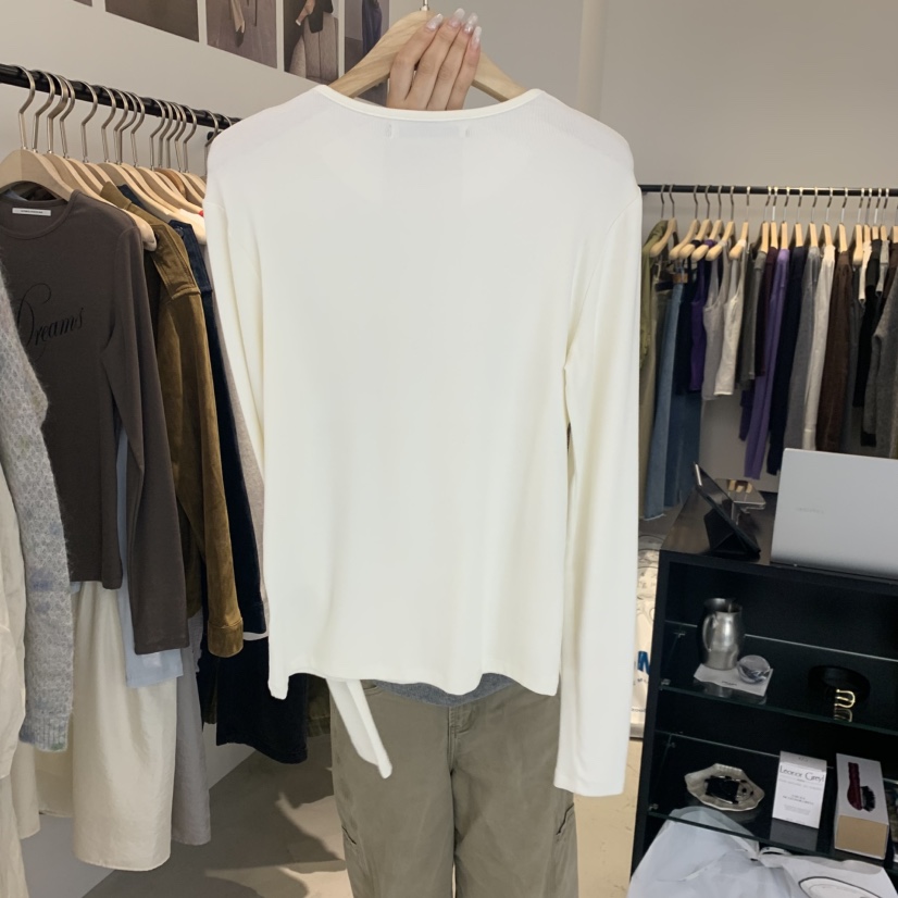 PLATE韓國直郵女士新品推薦時尚休閑人氣真品熱賣長袖T恤ANOTHER PLATE MOOD WEAR長袖T恤