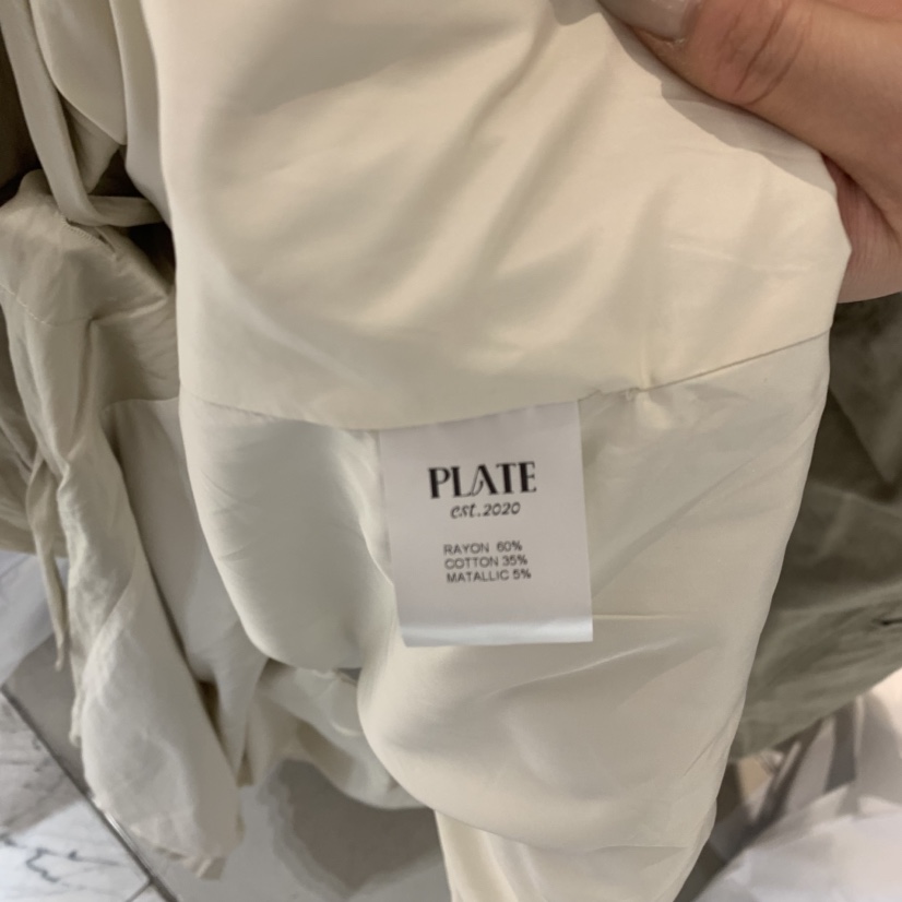 PLATE韓國直郵女士新品休閑時尚人氣真品推薦長款風衣含腰帶ANOTHER PLATE MOOD WEAR長款風衣