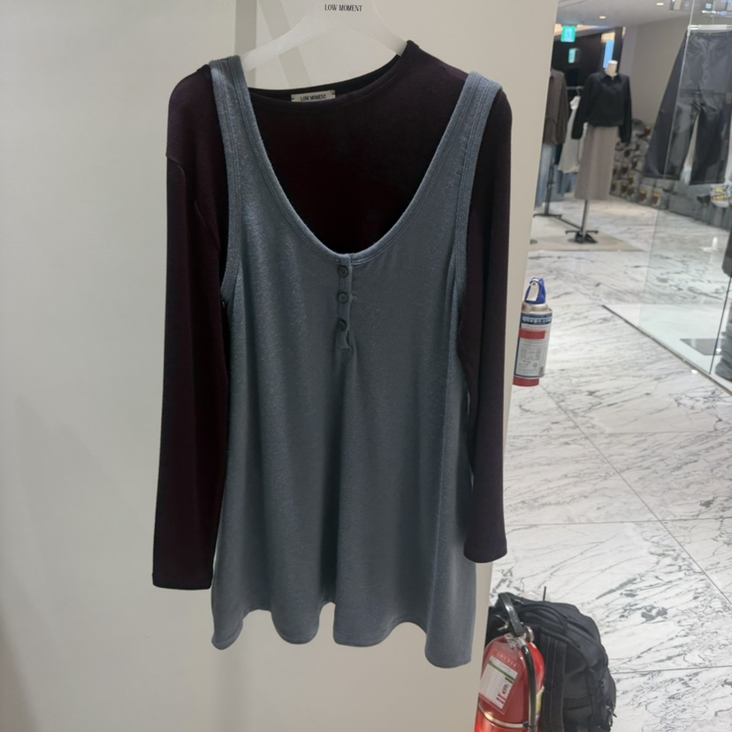 LOW MOMENT東大門代購女士新品真品休閑時尚熱賣套裝兩件套LOW MOMENT套裝圖色3