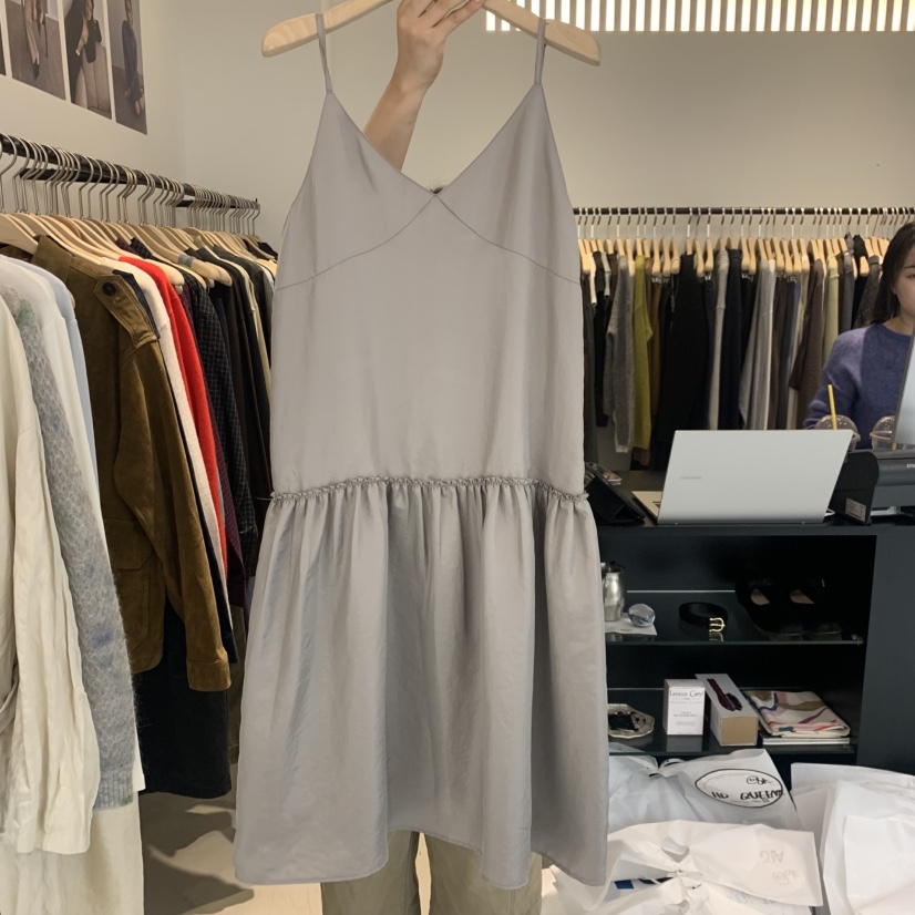 PLATE韓國代購女裝新品真品推薦熱賣人氣時尚休閑連衣裙ANOTHER PLATE MOOD WEAR連衣裙圖色2