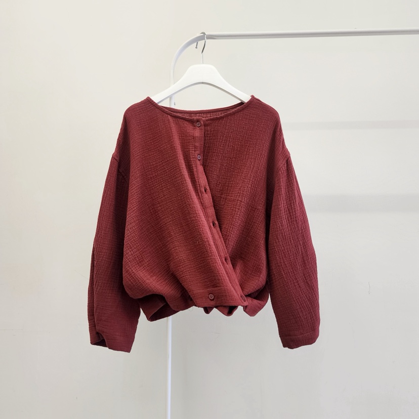 LA BLOOM韓國直郵女裝新品推薦休閑人氣熱賣開衫開衫紗布La Bloom開衫