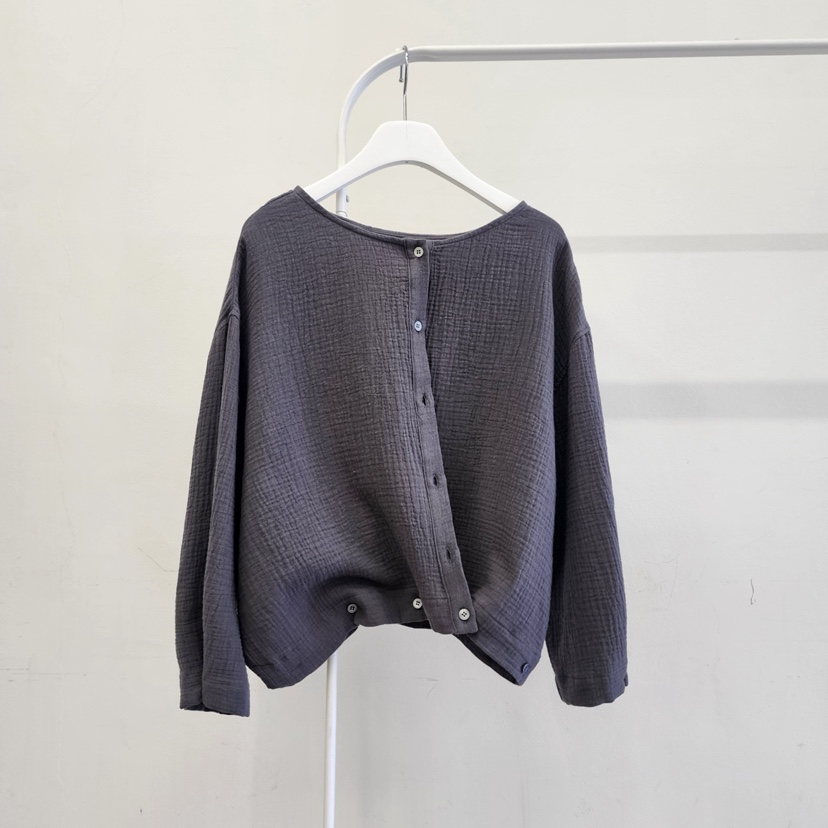 LA BLOOM韓國直郵女裝新品推薦休閑人氣熱賣開衫開衫紗布La Bloom開衫