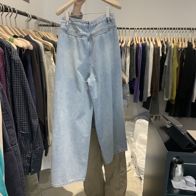 PLATE韓國直郵女裝新品推薦人氣熱賣真品休閑時尚牛仔褲ANOTHER PLATE MOOD WEAR牛仔褲
