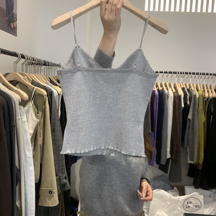 PLATE東大門直郵女士新款時尚真品人氣熱賣休閑推薦吊帶背心ANOTHER PLATE MOOD WEAR吊帶/背心