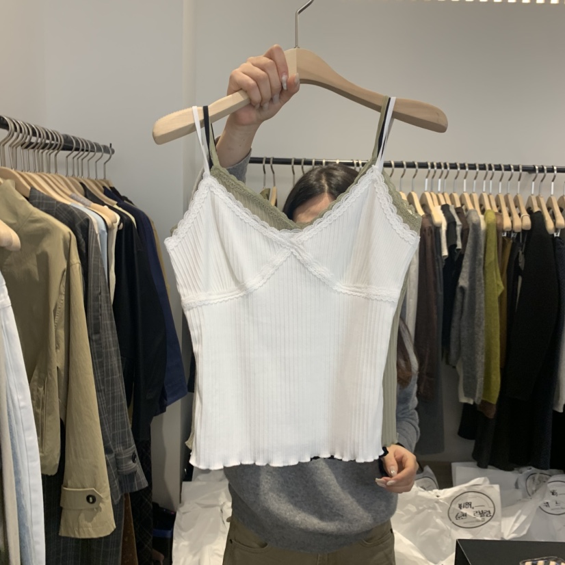 PLATE東大門直郵女士新款時尚真品人氣熱賣休閑推薦吊帶背心ANOTHER PLATE MOOD WEAR吊帶/背心圖色2