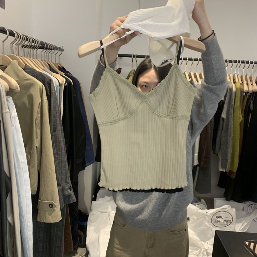 PLATE東大門直郵女士新款時尚真品人氣熱賣休閑推薦吊帶背心ANOTHER PLATE MOOD WEAR吊帶/背心圖色4