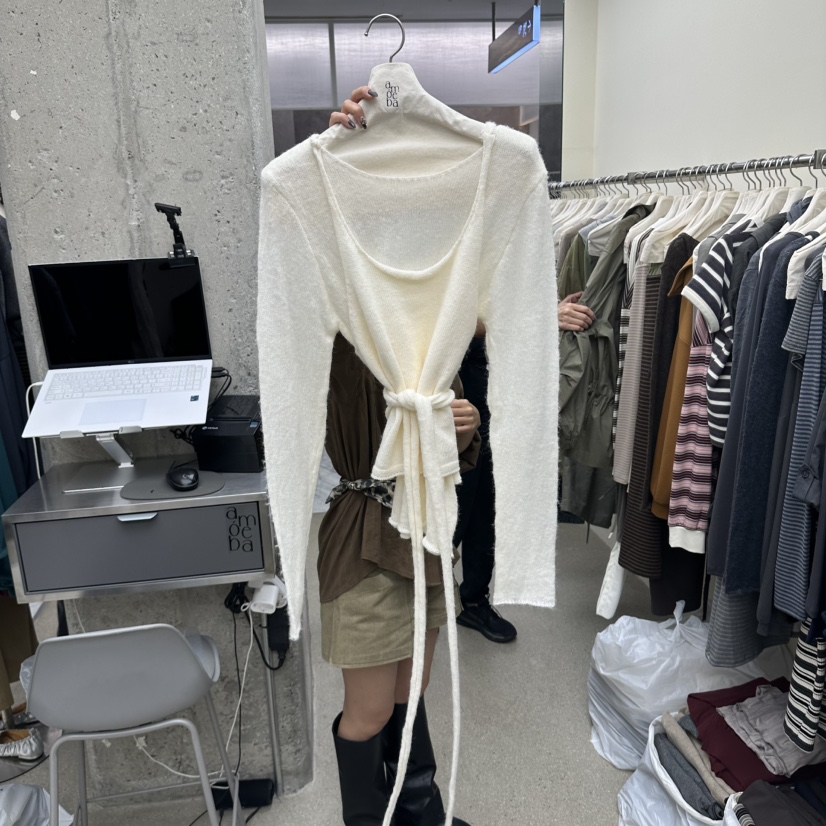 AMOEBA東大門代購女士新款人氣休閑真品推薦熱賣時尚套裝AMOEBA套裝圖色1
