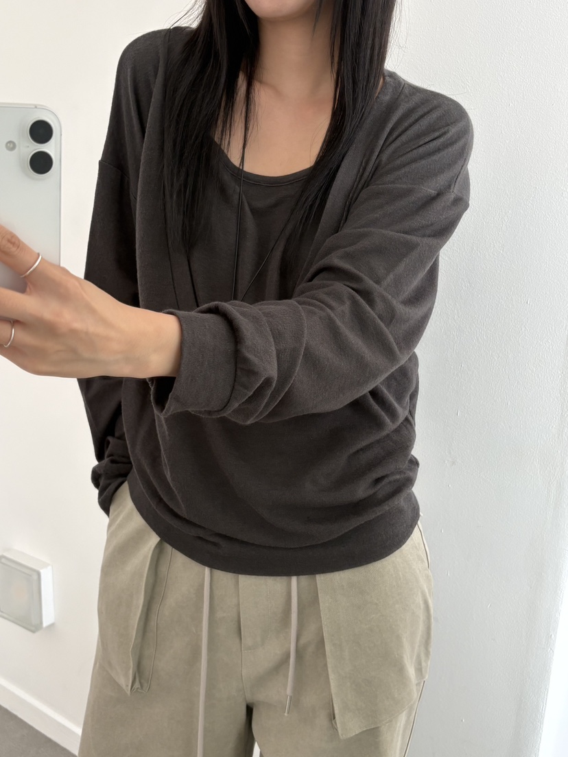 Verbena東大門代購女士新品休閑人氣推薦時尚套裝羊毛深VVerbena套裝