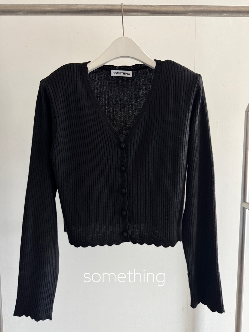 SOMETHING-L/FANCY東大門直郵女裝新品時尚休閑開衫羊絨SOMETHING-L/FANCY開衫圖色4