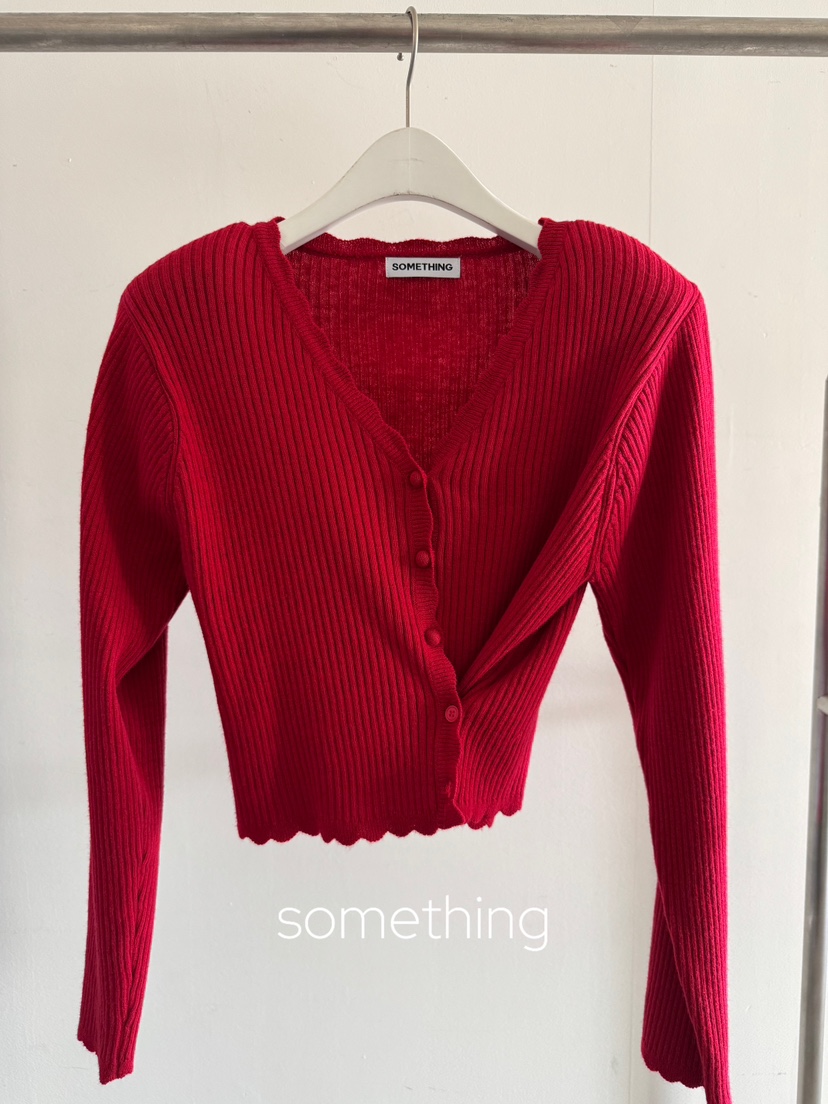 SOMETHING-L/FANCY東大門直郵女裝新品時尚休閑開衫羊絨SOMETHING-L/FANCY開衫圖色5