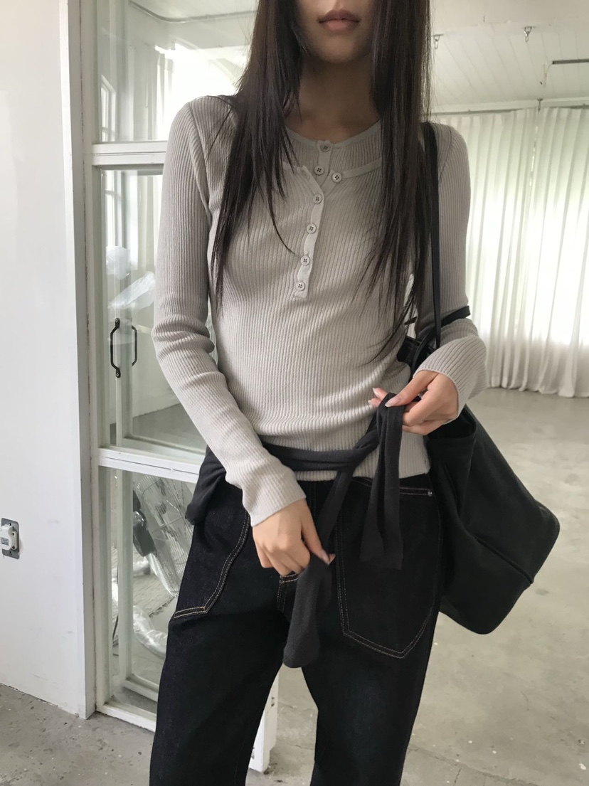 TAERI東大門直郵女裝新款推薦時尚真品休閑人氣熱賣針織衫TAERI/CEDARWOOD針織衫圖色1