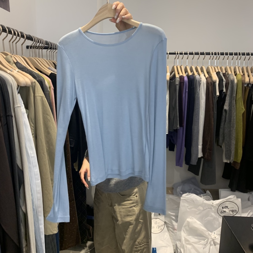 PLATE韓國直郵女士新款真品休閑時尚人氣推薦熱賣長袖T恤ANOTHER PLATE MOOD WEAR長袖T恤圖色4