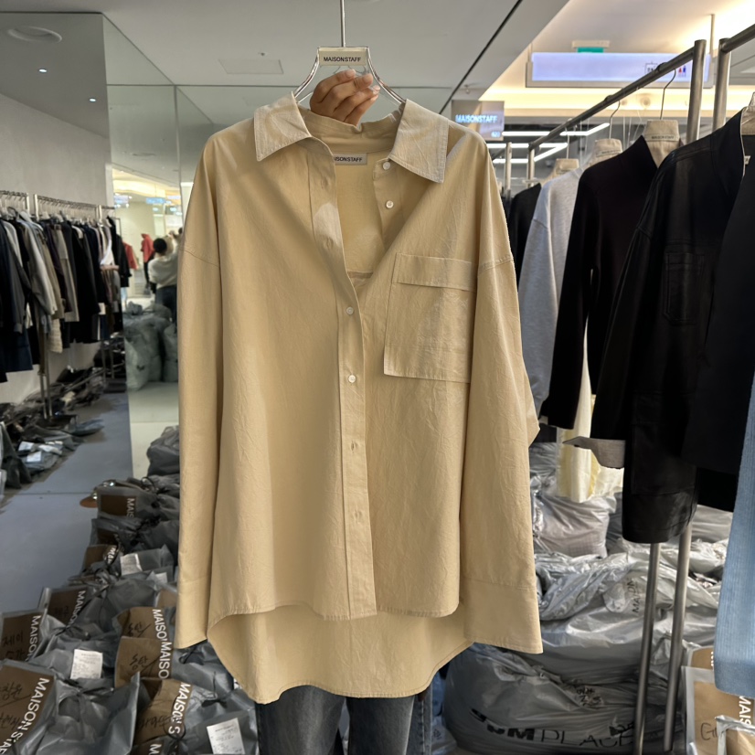 DOUBLE STANDARD/LE SMOKING/MAISONSTAFF東大門代購女士新款真品襯衫蕾絲衫MAISONSTAFF襯衫/蕾絲衫圖色1