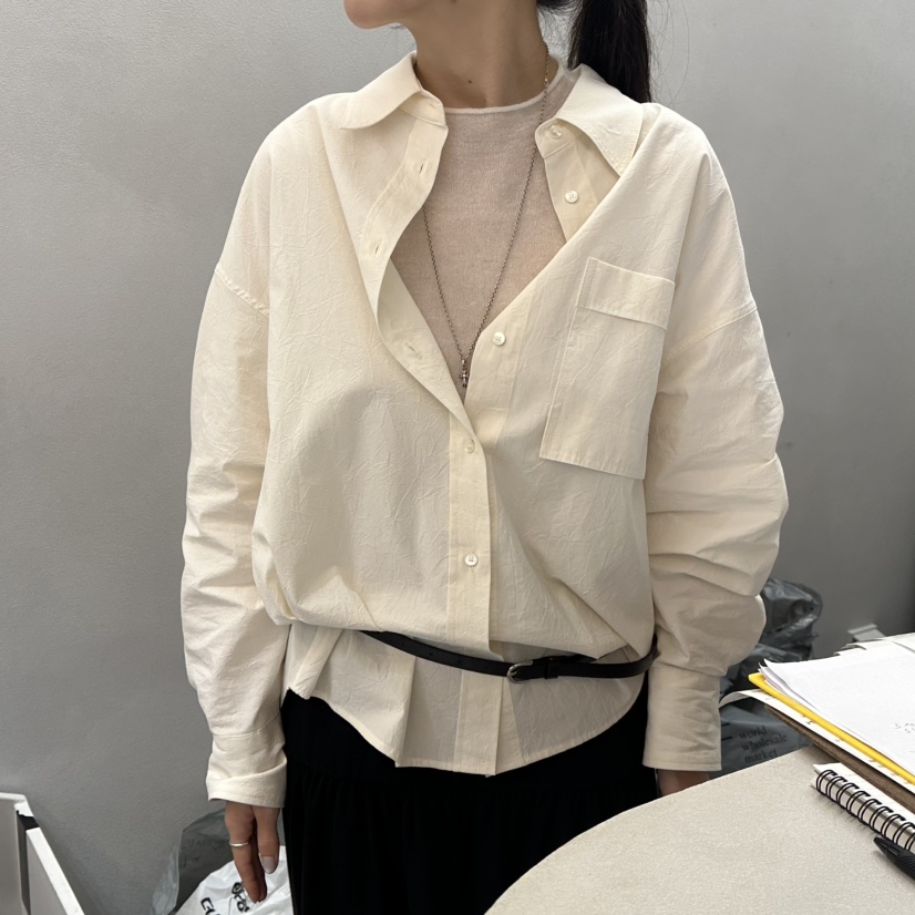 DOUBLE STANDARD/LE SMOKING/MAISONSTAFF東大門代購女士新款真品襯衫蕾絲衫MAISONSTAFF襯衫/蕾絲衫圖色2