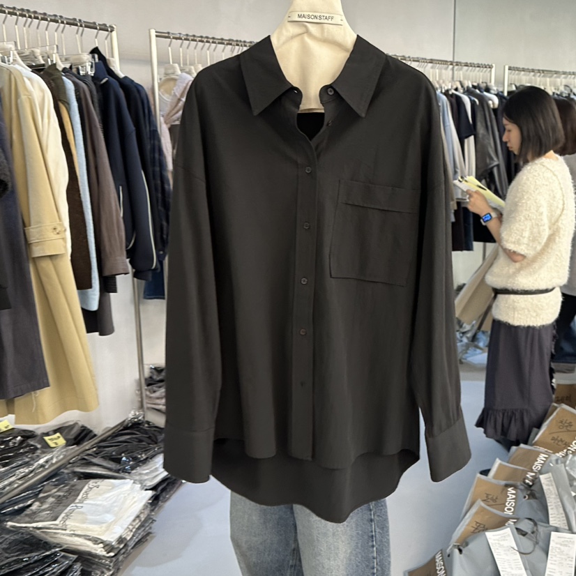 DOUBLE STANDARD/LE SMOKING/MAISONSTAFF東大門代購女士新款真品襯衫蕾絲衫MAISONSTAFF襯衫/蕾絲衫圖色3