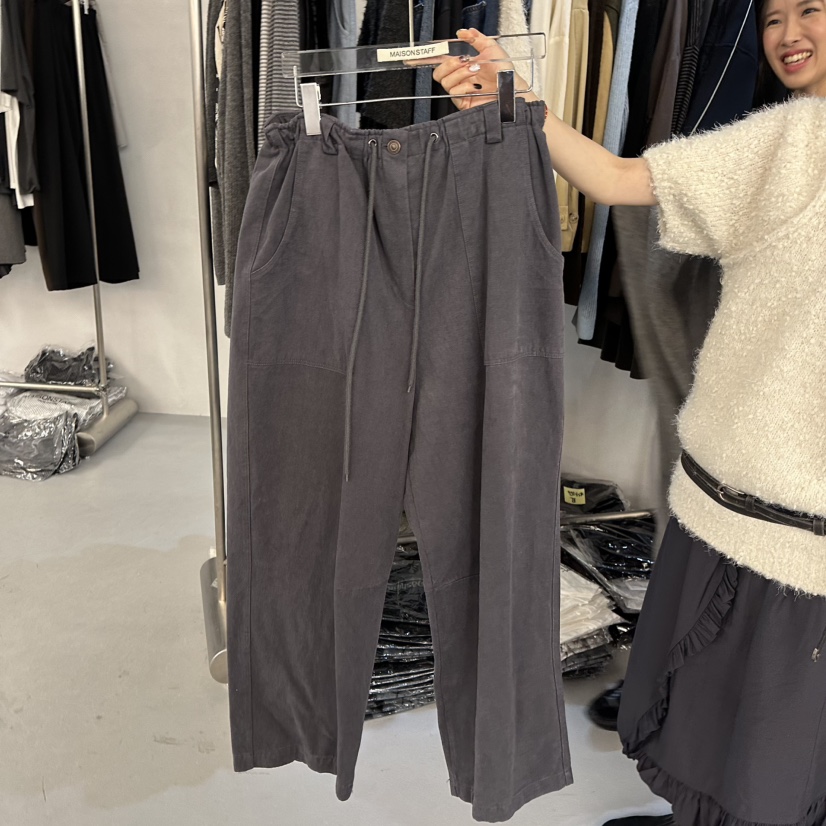 DOUBLE STANDARD/LE SMOKING/MAISONSTAFF東大門直郵女士新品推薦休閑褲MAISONSTAFF休閑褲圖色2