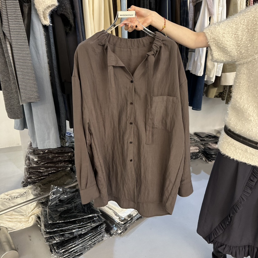 DOUBLE STANDARD/LE SMOKING/MAISONSTAFF東大門代購女士新品推薦襯衫蕾絲衫MAISONSTAFF襯衫/蕾絲衫圖色2