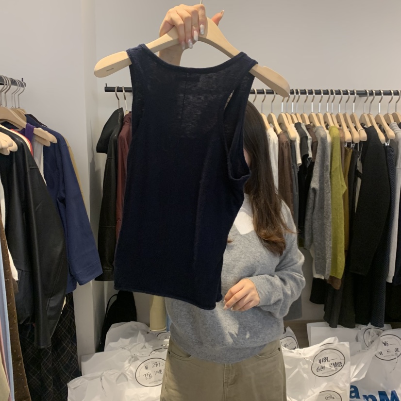 PLATE東大門代購女士新款人氣時尚休閑熱賣推薦真品吊帶背心ANOTHER PLATE MOOD WEAR吊帶/背心
