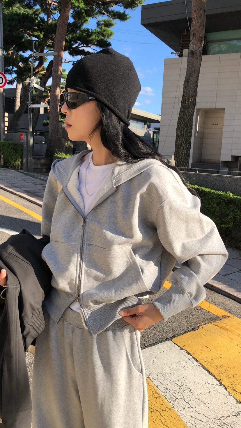 OVER RICH韓國直郵女士新款職業推薦休閑人氣衛衣連帽衫OVER RICH衛衣