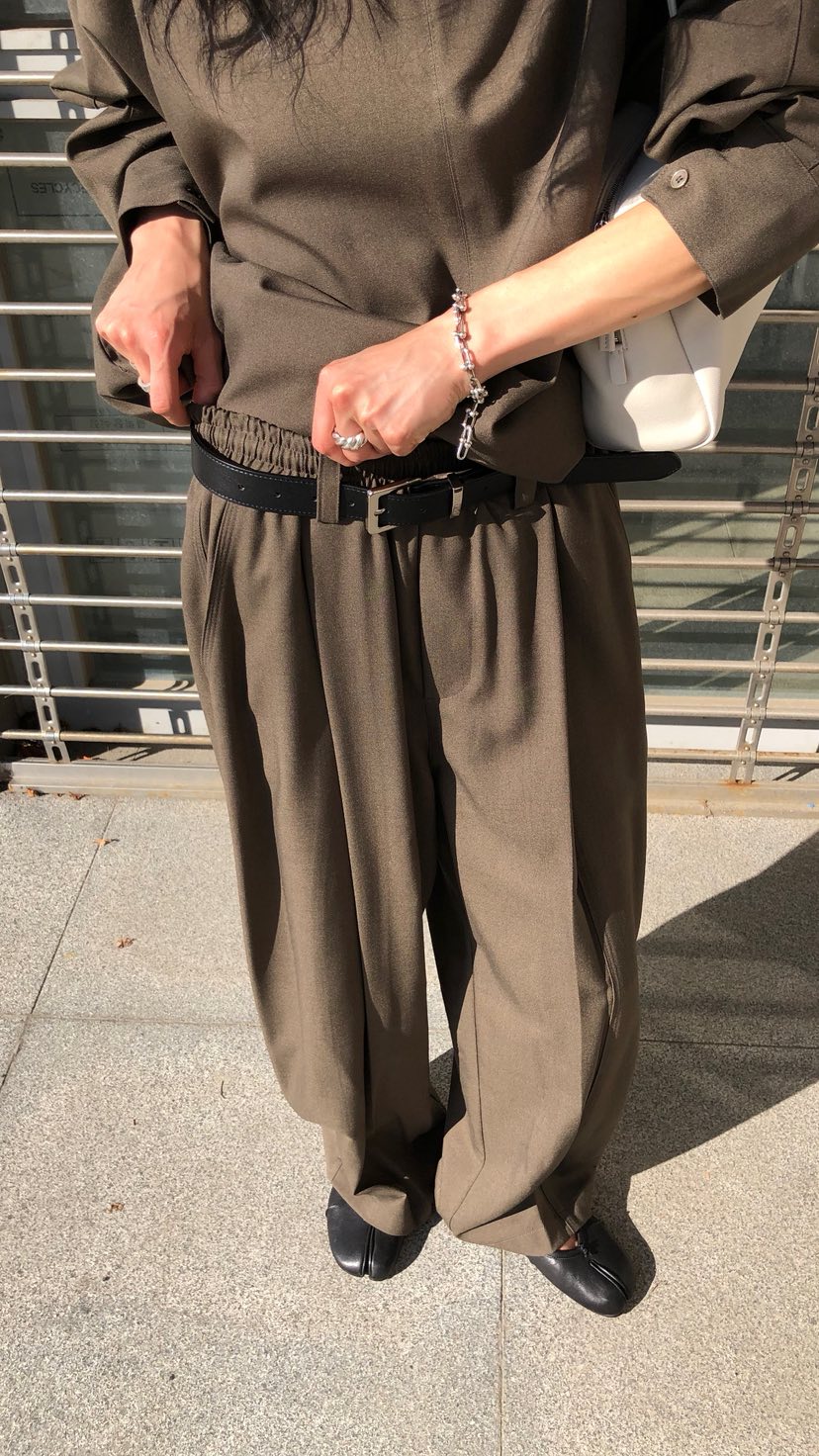 OVER RICH韓國直郵女士新款時尚熱賣人氣休閑推薦休閑褲OVER RICH休閑褲