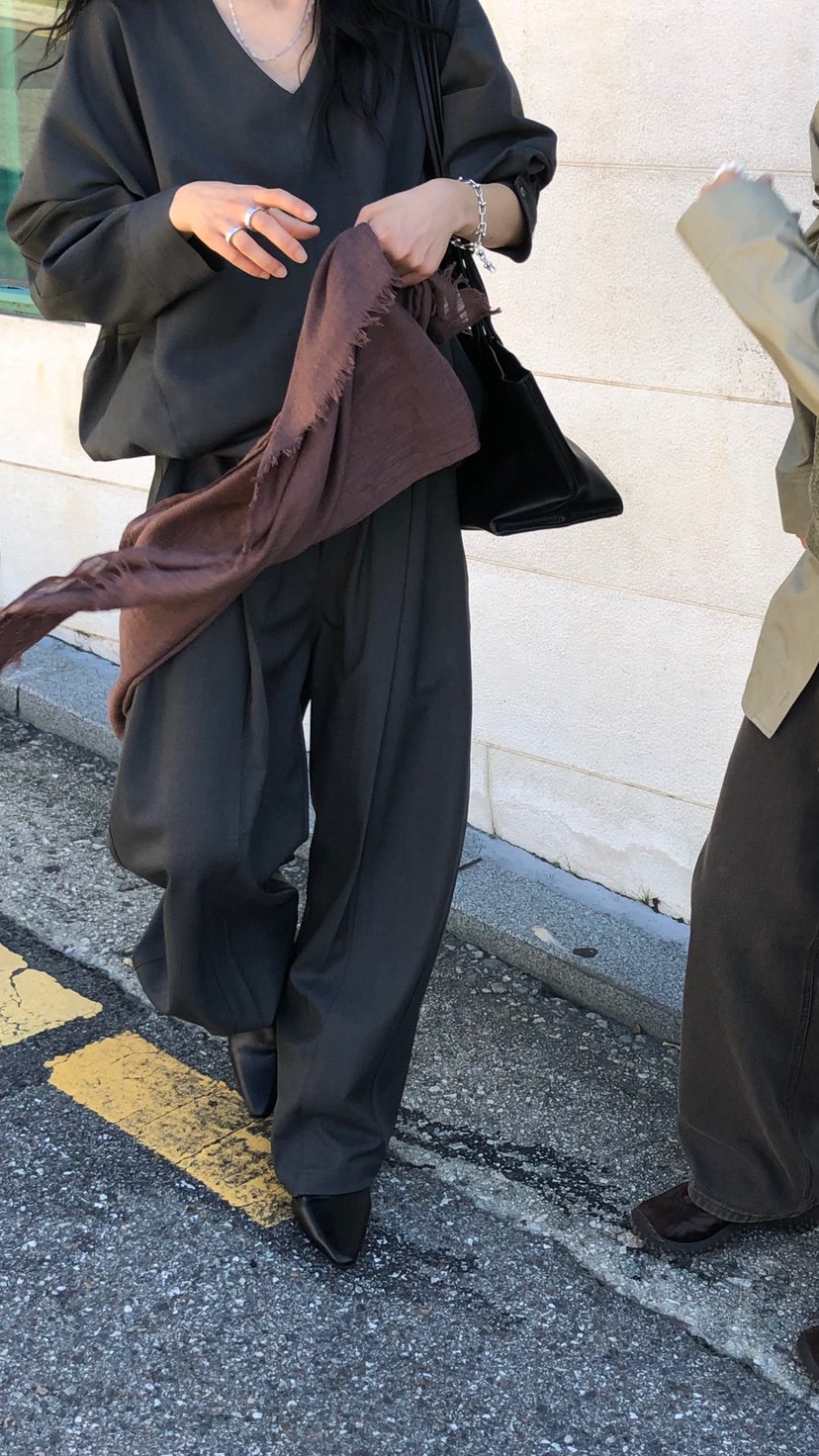 OVER RICH韓國直郵女士新款時尚熱賣人氣休閑推薦休閑褲OVER RICH休閑褲