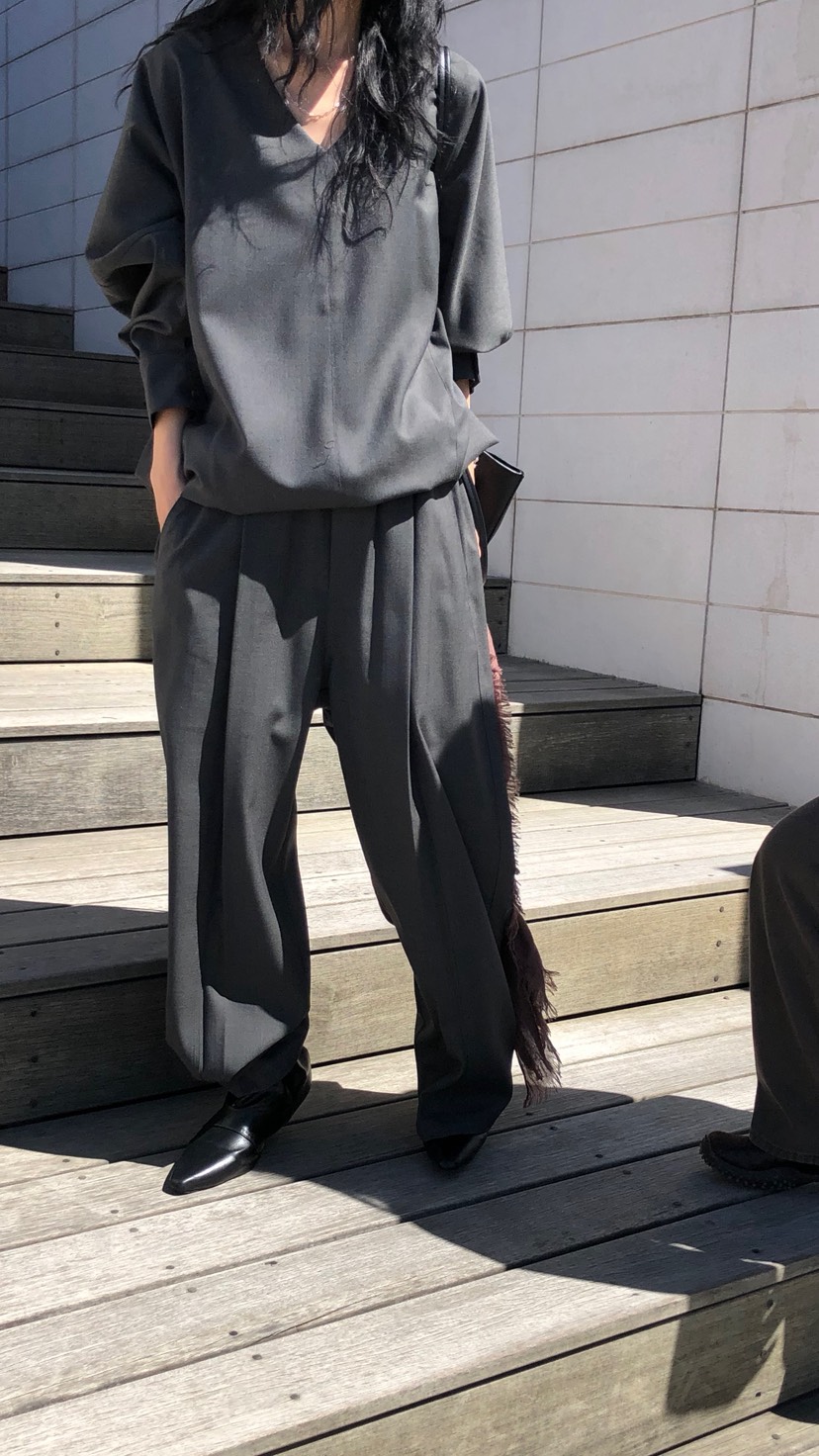 OVER RICH韓國直郵女士新款時尚熱賣人氣休閑推薦休閑褲OVER RICH休閑褲